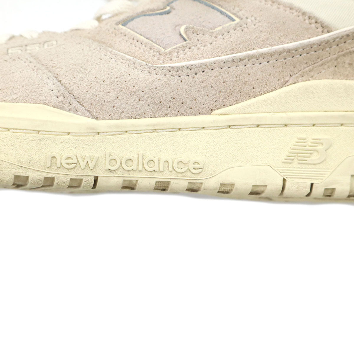 NEW BALANCE ニューバランス x AIME LEON DORE BB550AC1 エイメレオンドレ コラボ スニーカー 30 ベージュ シューレース付き メンズ