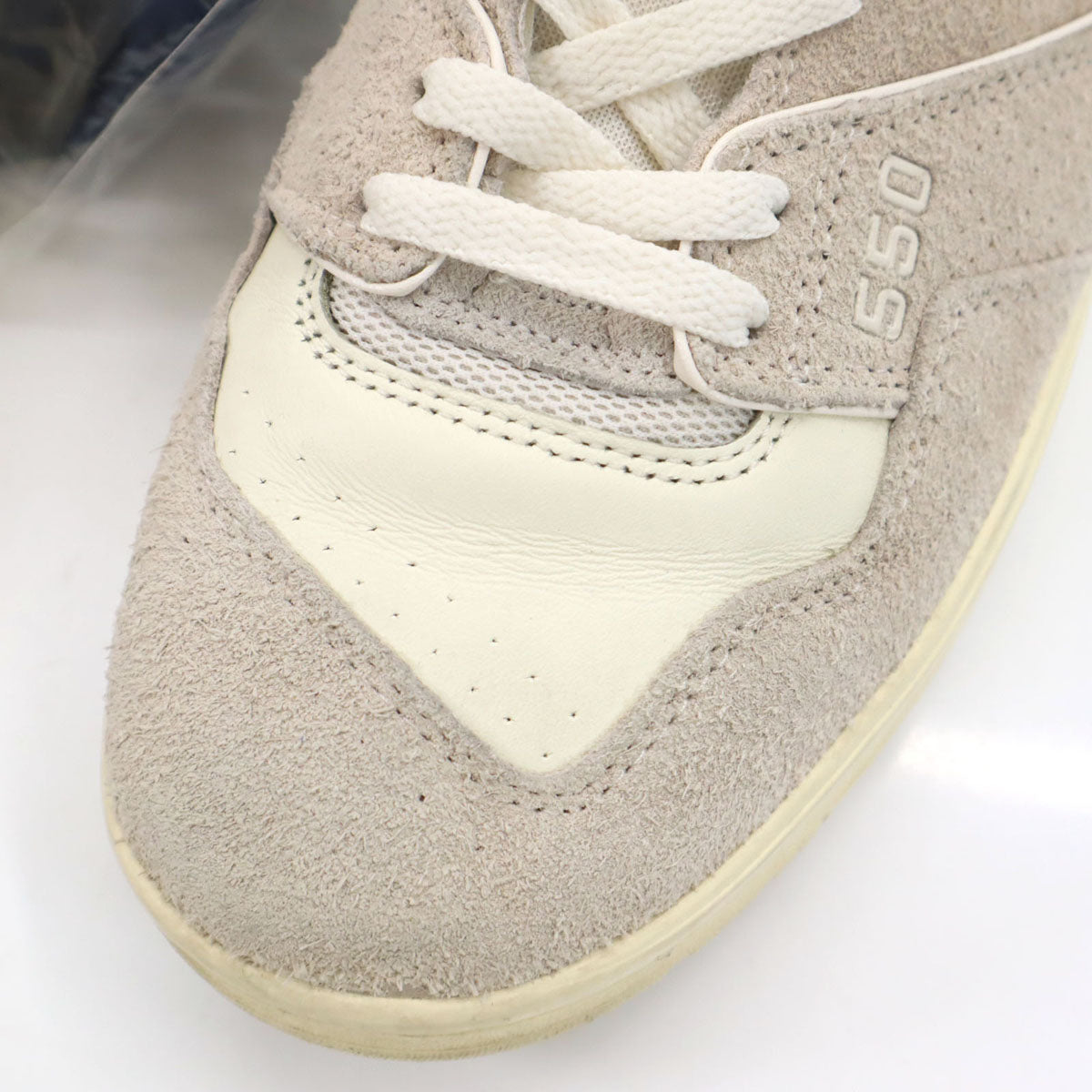 NEW BALANCE ニューバランス x AIME LEON DORE BB550AC1 エイメレオンドレ コラボ スニーカー 30 ベージュ シューレース付き メンズ