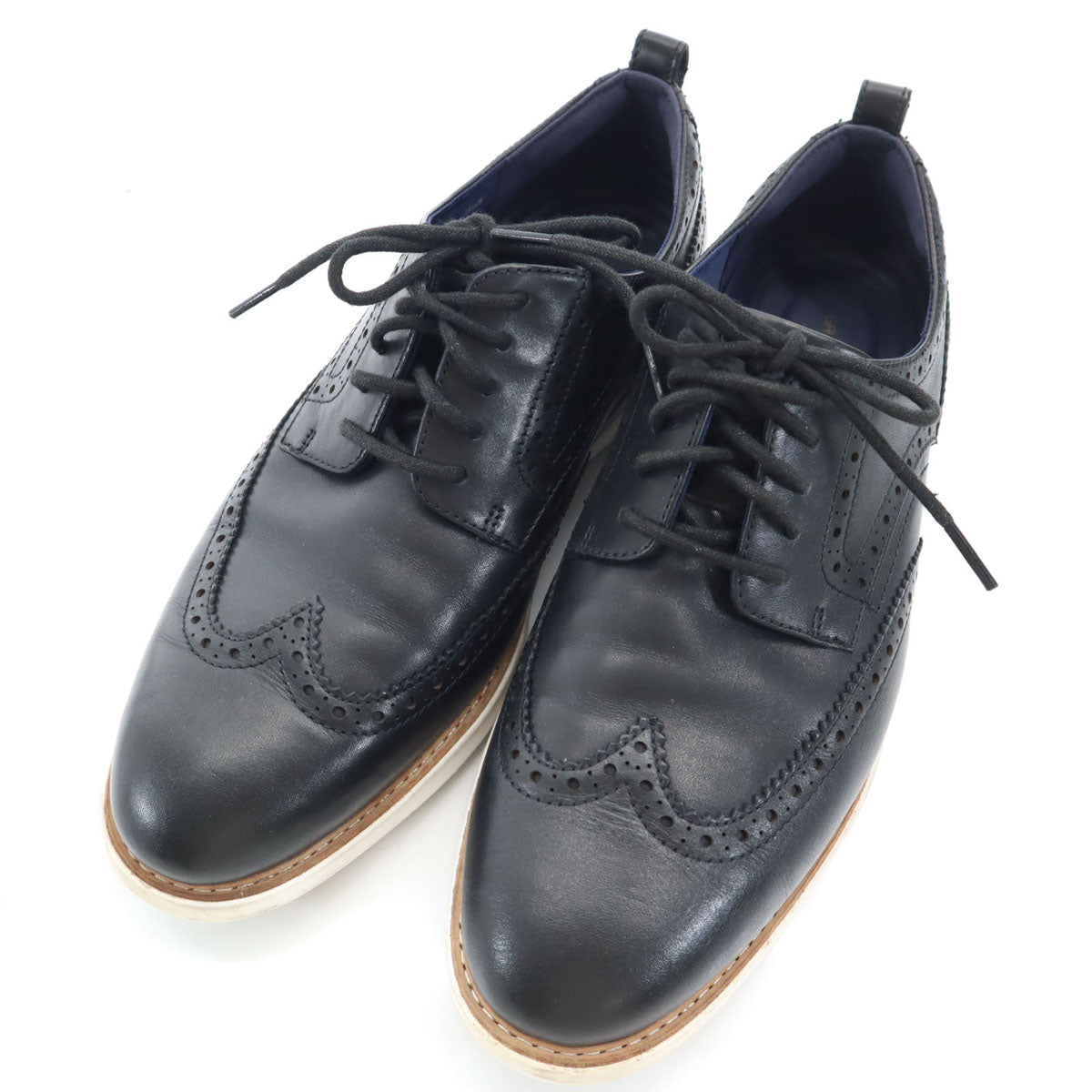 COLE HAAN コールハーン グランドエボリューション ショートウィング ビジネスシューズ 10 1/2 ブラック メンズ