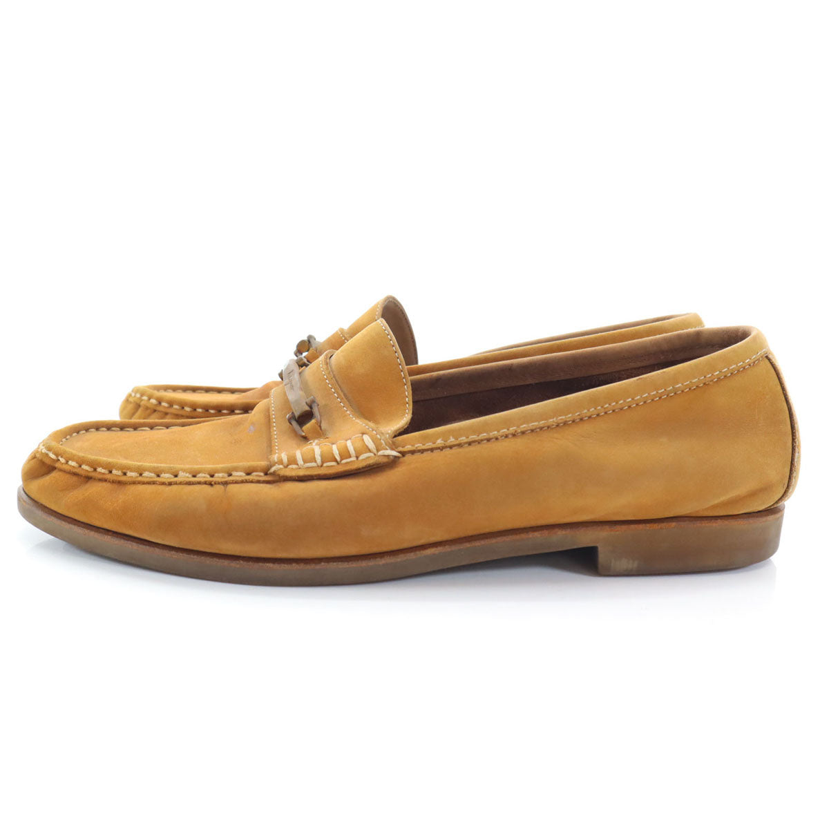 Salvatore Ferragamo サルヴァトーレフェラガモ イタリア製 スエードレザー ローファー 8 1/2 ブラウン メンズ