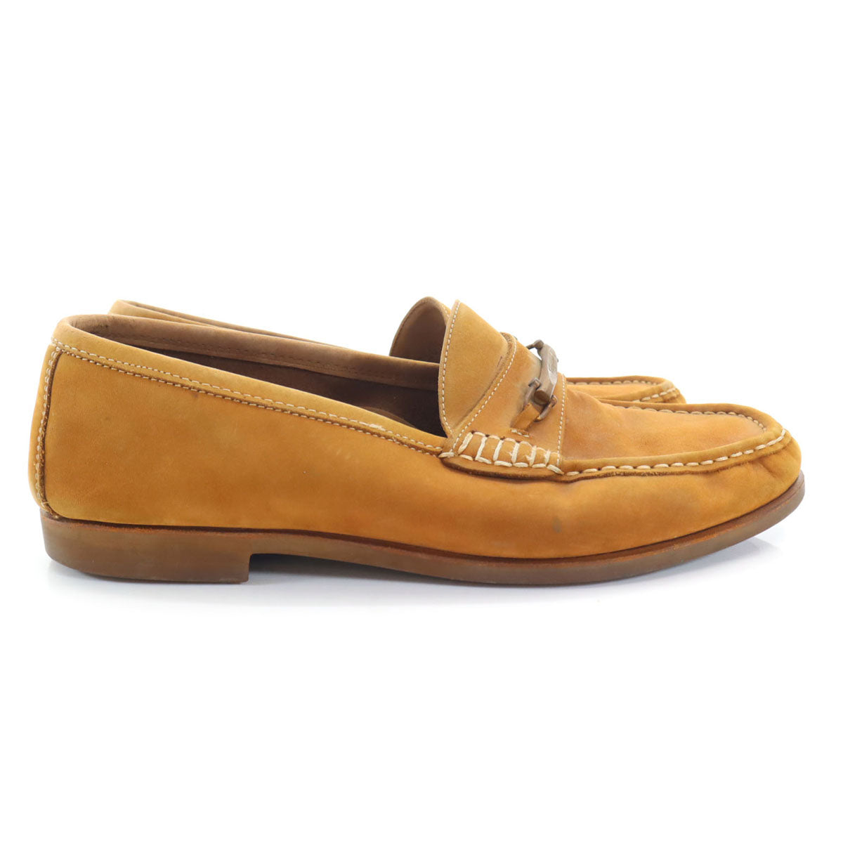 Salvatore Ferragamo サルヴァトーレフェラガモ イタリア製 スエードレザー ローファー 8 1/2 ブラウン メンズ