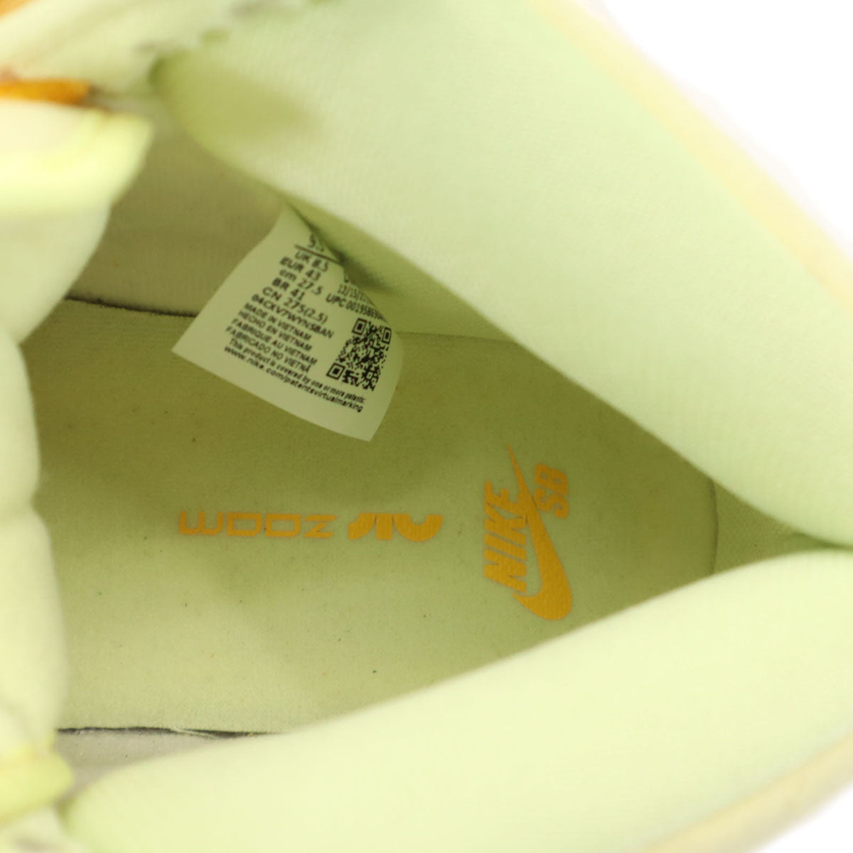 NIKE SB ナイキエスビー DUNK HIGH PRO ハイカット スニーカー US 9.5 イエロー系 タグ付 DM0808-700 パイナップル メンズ