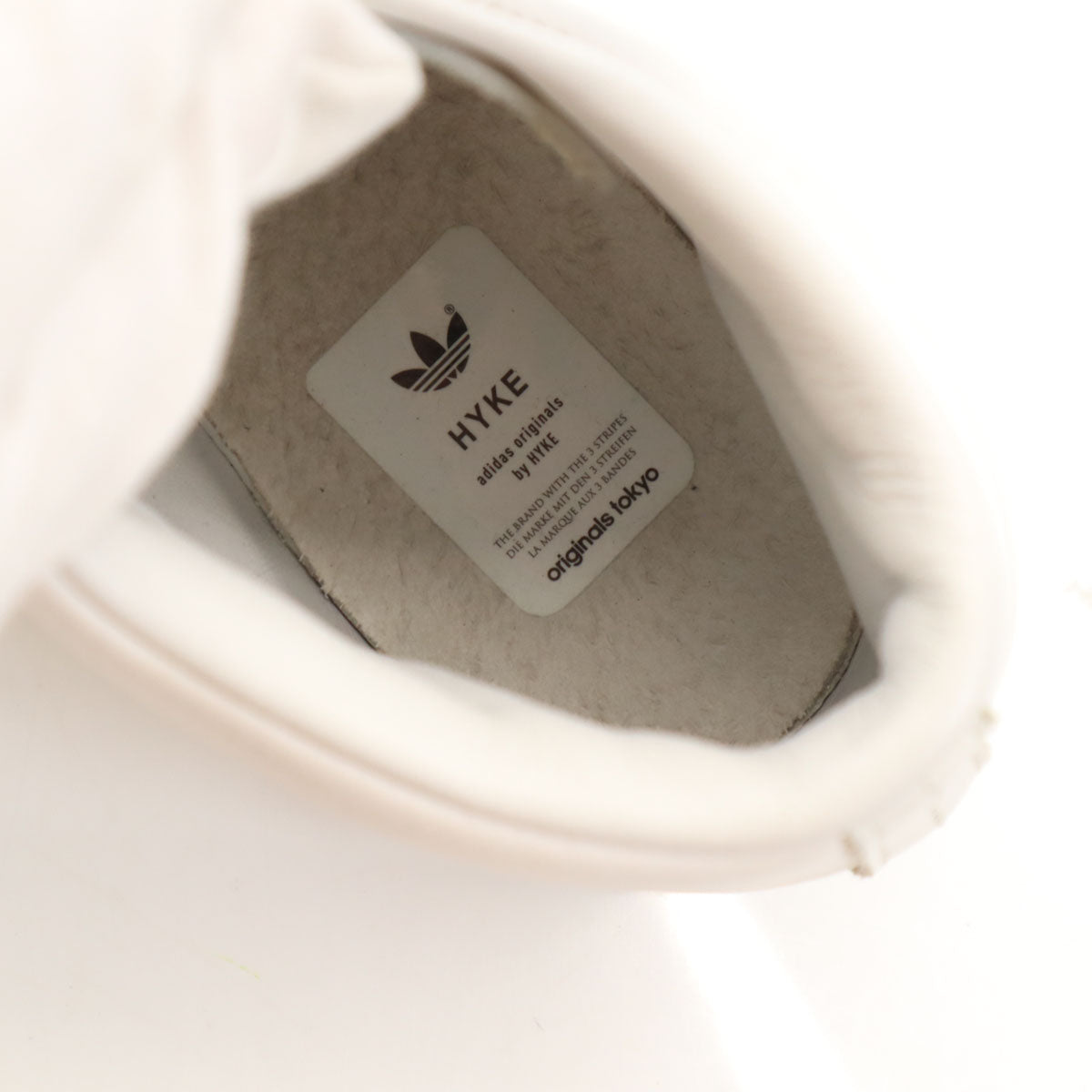adidas Originals アディダスオリジナルス スタンスミス ミッドカット スニーカー 23.5 白 HYKE ハイク コラボ レディース