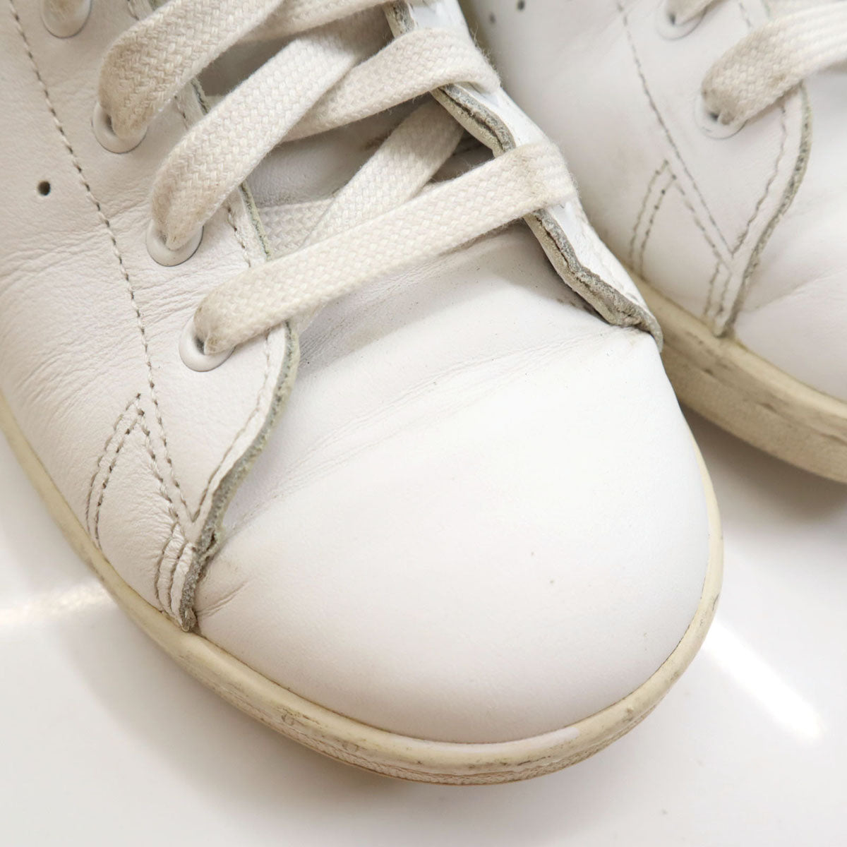 adidas Originals アディダスオリジナルス スタンスミス ミッドカット スニーカー 23.5 白 HYKE ハイク コラボ レディース