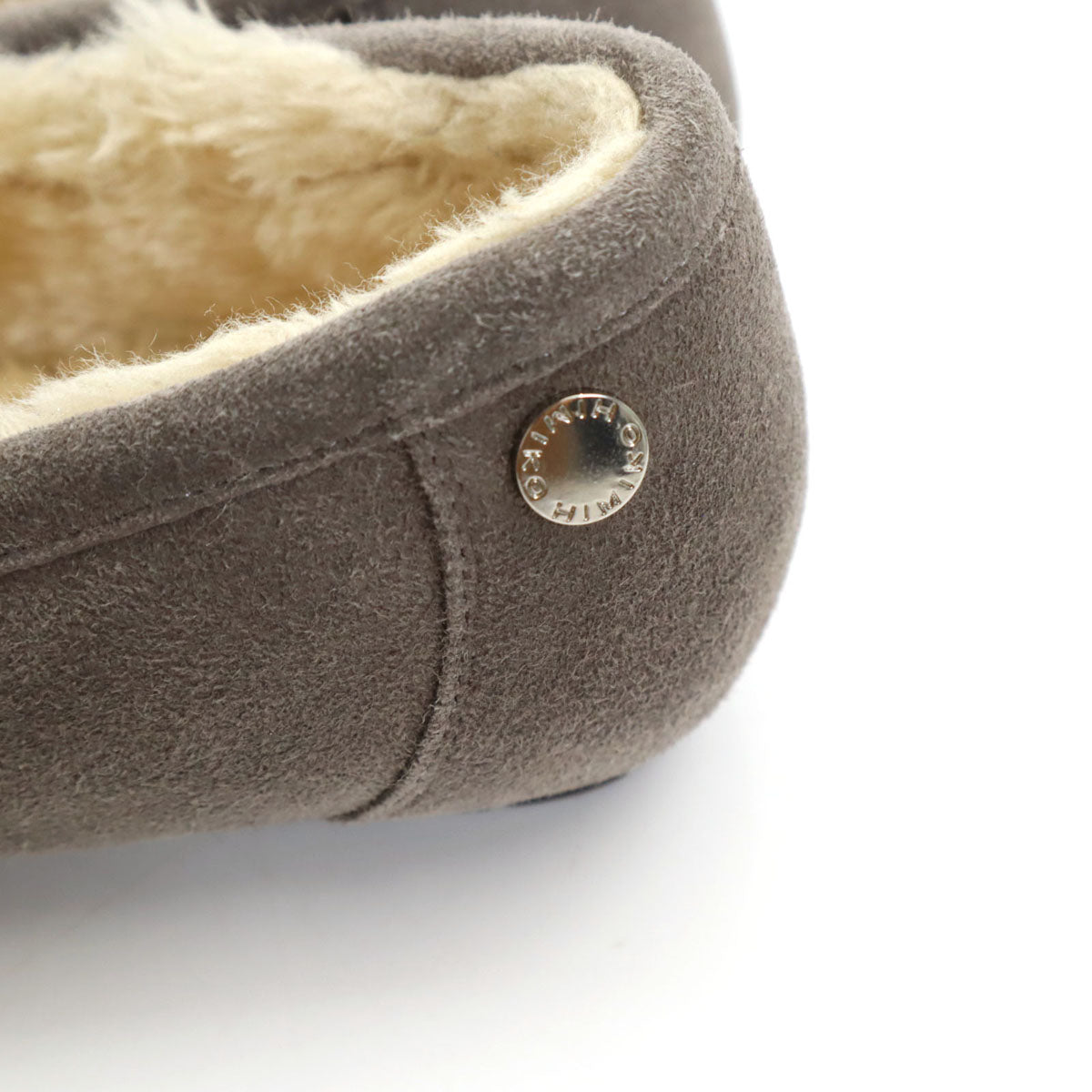 HIMIKO 卑弥呼 モカシン 25 グレー スエード ボア 箱付き レディース