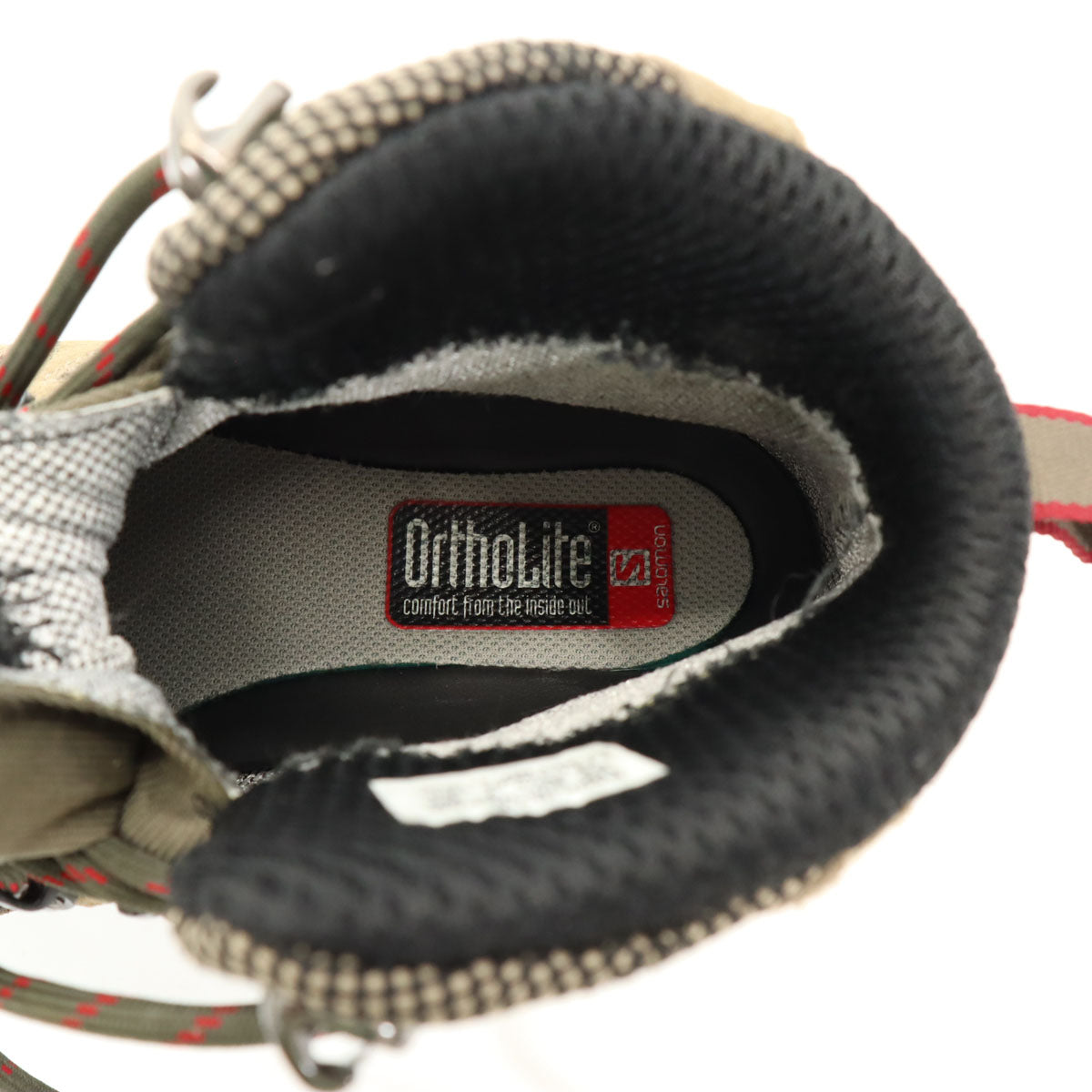 SALOMON サロモン ortholite トレッキング ブーツ US7 グレー系 アウトドア 登山 箱付き ゴアテックス レディース