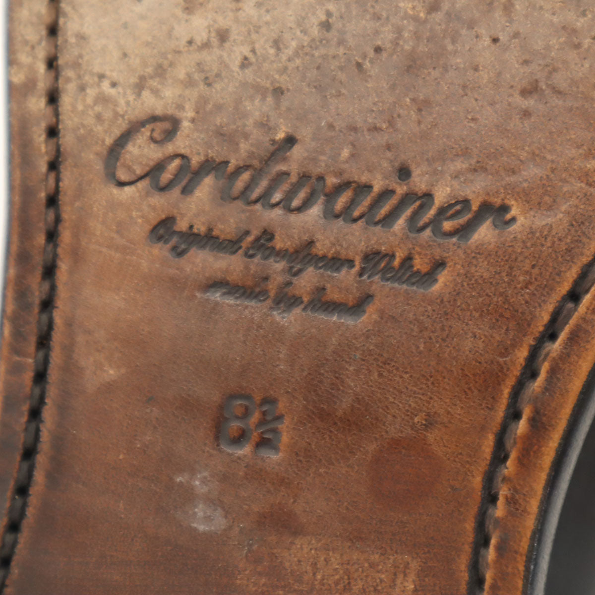 Cardwainer コードウェイナー スペイン製 ASIER レザーシューズ 8 1/2 ブラック アシエル WBW0078A ビジネスシューズ メンズ