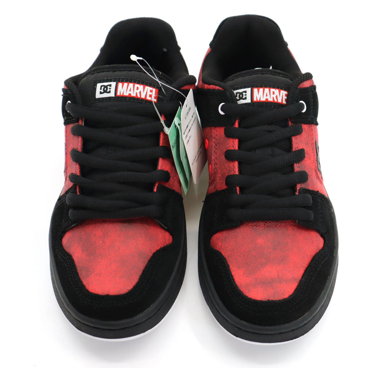 未使用 DC SHOES ディーシーシューズ スニーカー UK4.5 レッド MARVEL マーベル コラボ レディース