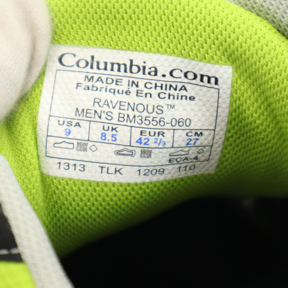 Columbia コロンビア 未使用 Ravenous スニーカー 27 グレー アウトドア BM3556-060 箱付き メンズ