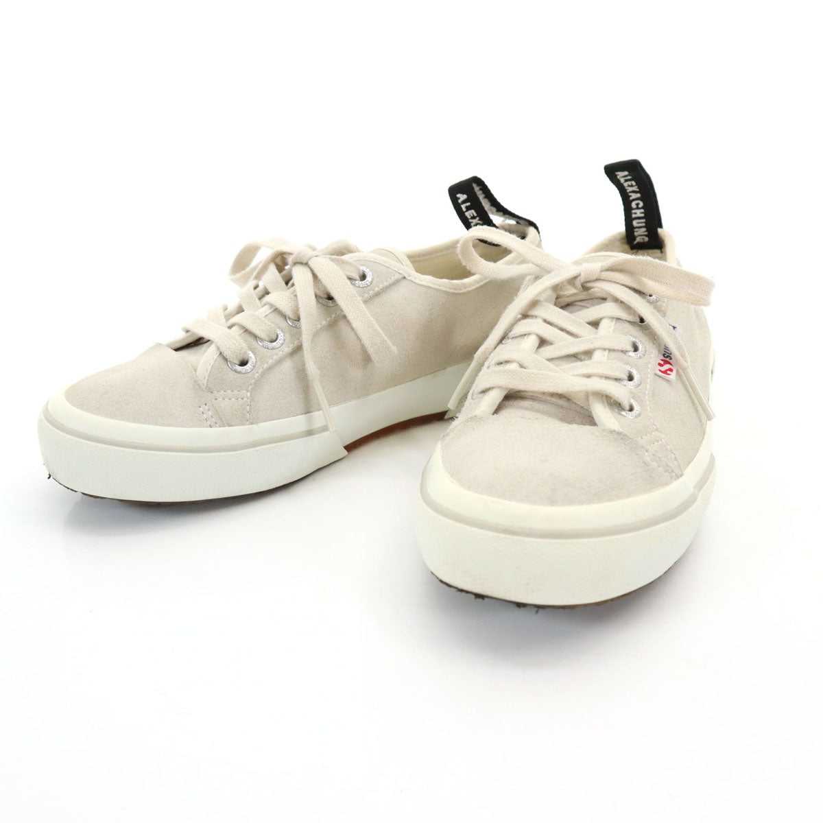 SUPERGA スペルガ スウェード スニーカー EU 35 ホワイト 靴 シューズ レディース
