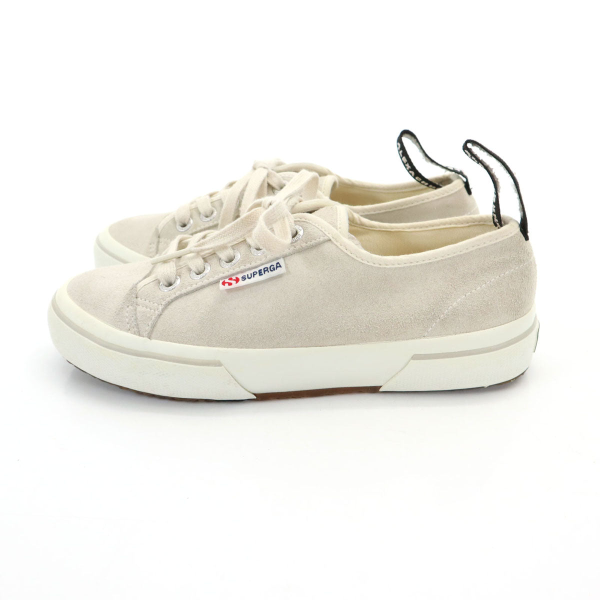 SUPERGA スペルガ スウェード スニーカー EU 35 ホワイト 靴 シューズ レディース