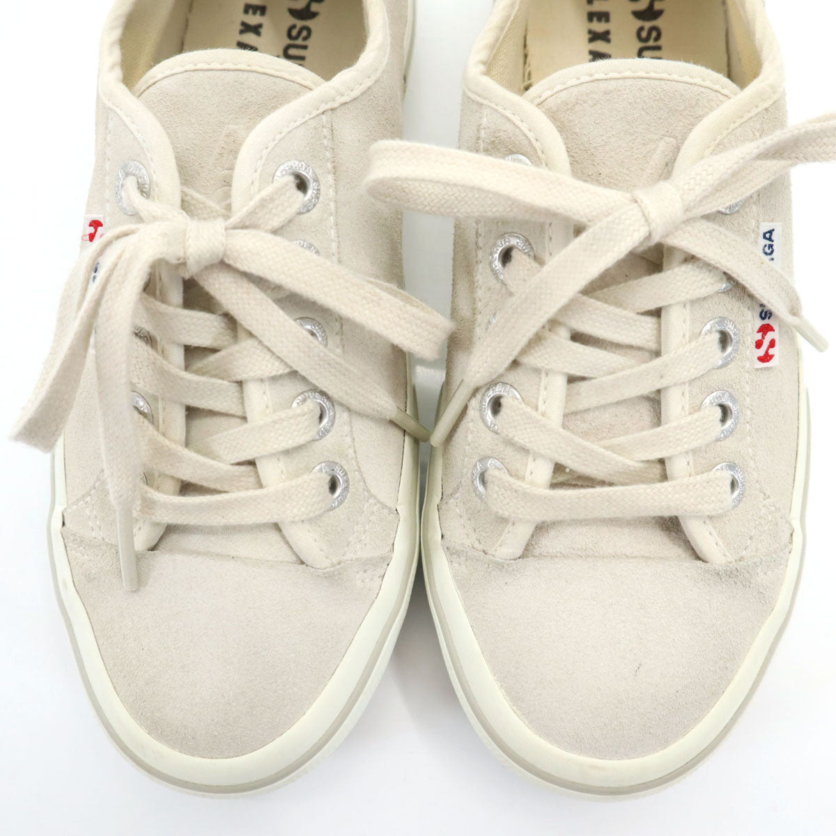 SUPERGA スペルガ スウェード スニーカー EU 35 ホワイト 靴 シューズ レディース