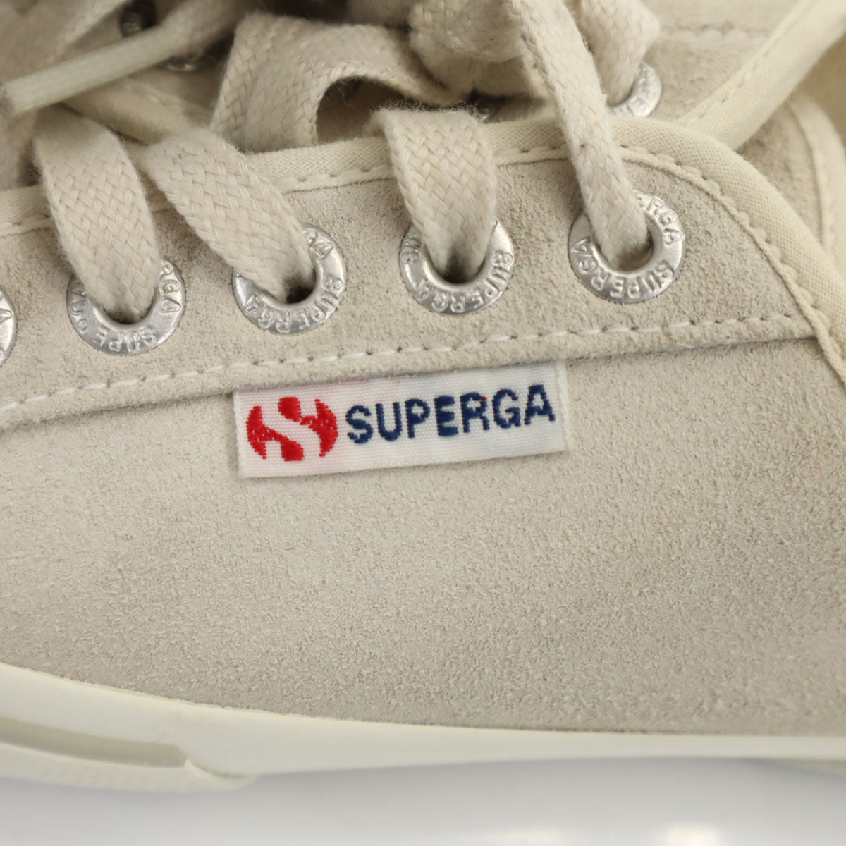 SUPERGA スペルガ スウェード スニーカー EU 35 ホワイト 靴 シューズ レディース
