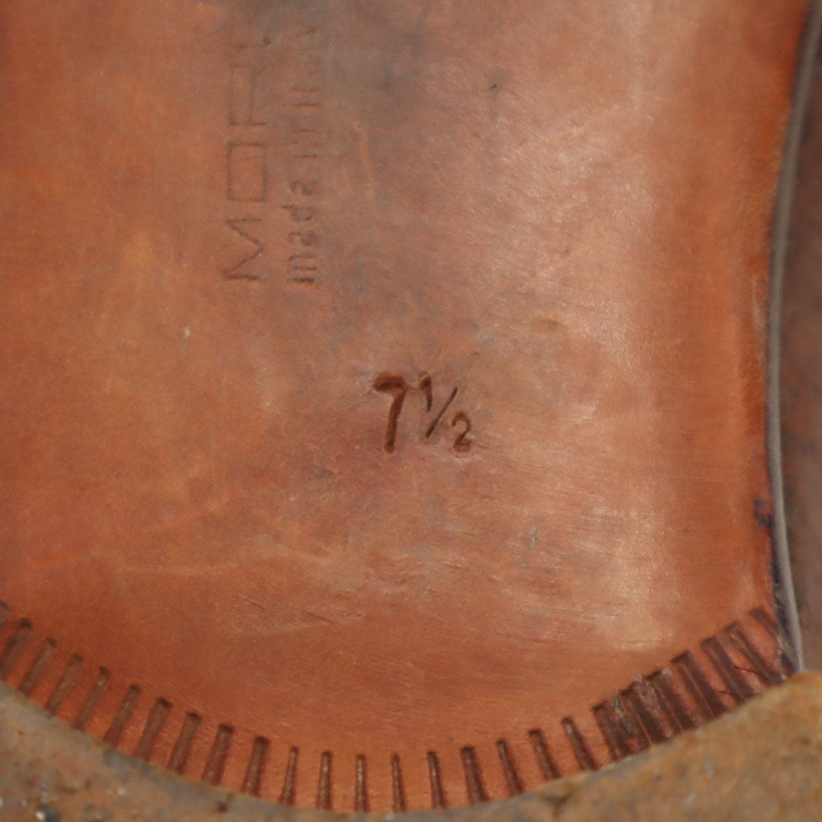 MORESCHI モレスキー イタリア製 ローファー 7 1/2 ブラウン 靴 シューズ メンズ