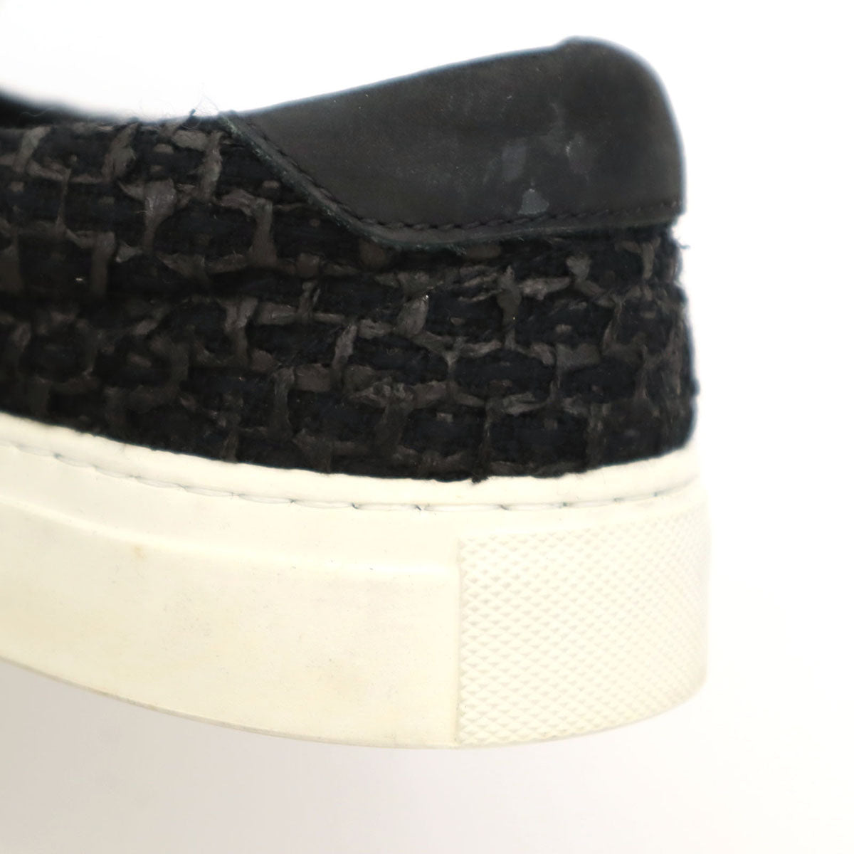 DIEMME ディエッメ イタリア製 ツイード スリッポン 45 黒 メンズ