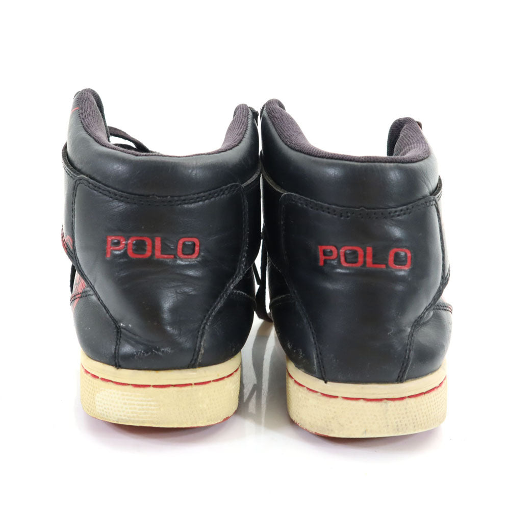 POLO RALPH LAUREN ポロラルフローレン ハイカット スニーカー 27 黒 メンズ