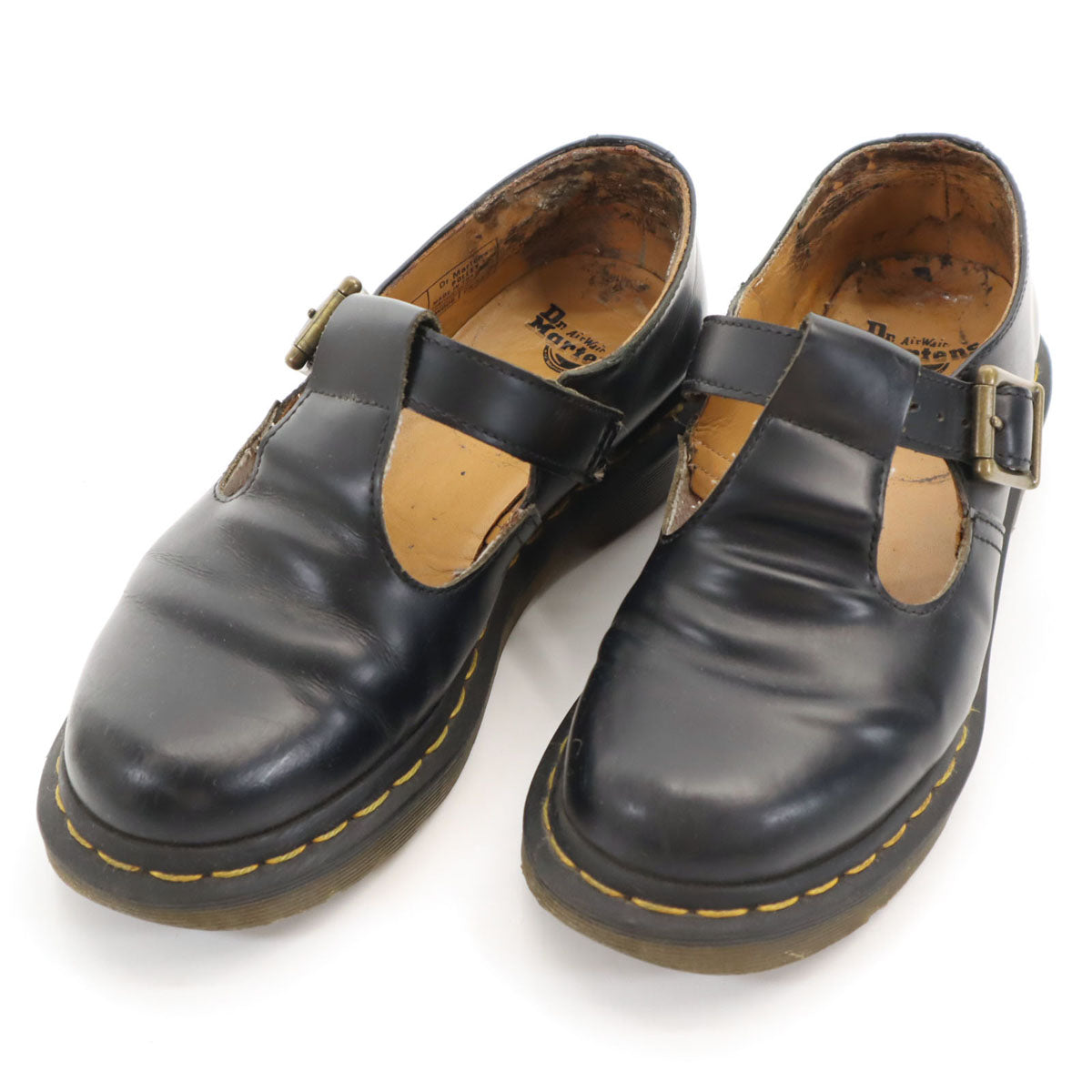 Dr.Martens ドクターマーチン POLLEY Tバー シューズ UK4 黒 レディース