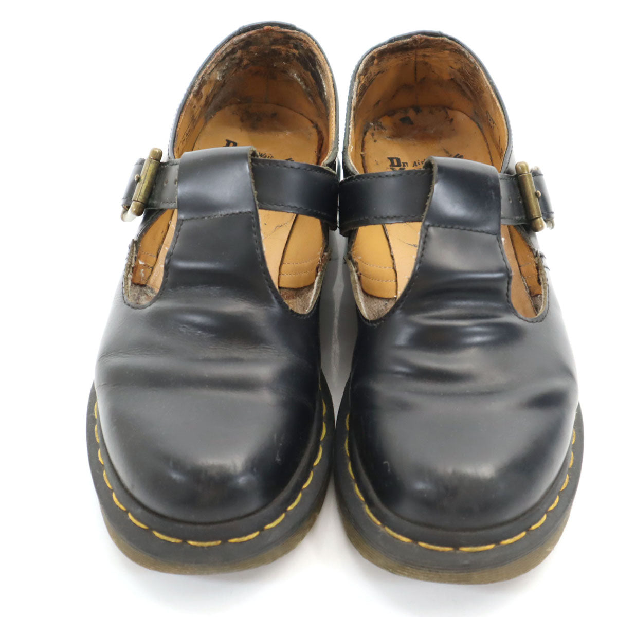 Dr.Martens ドクターマーチン POLLEY Tバー シューズ UK4 黒 レディース