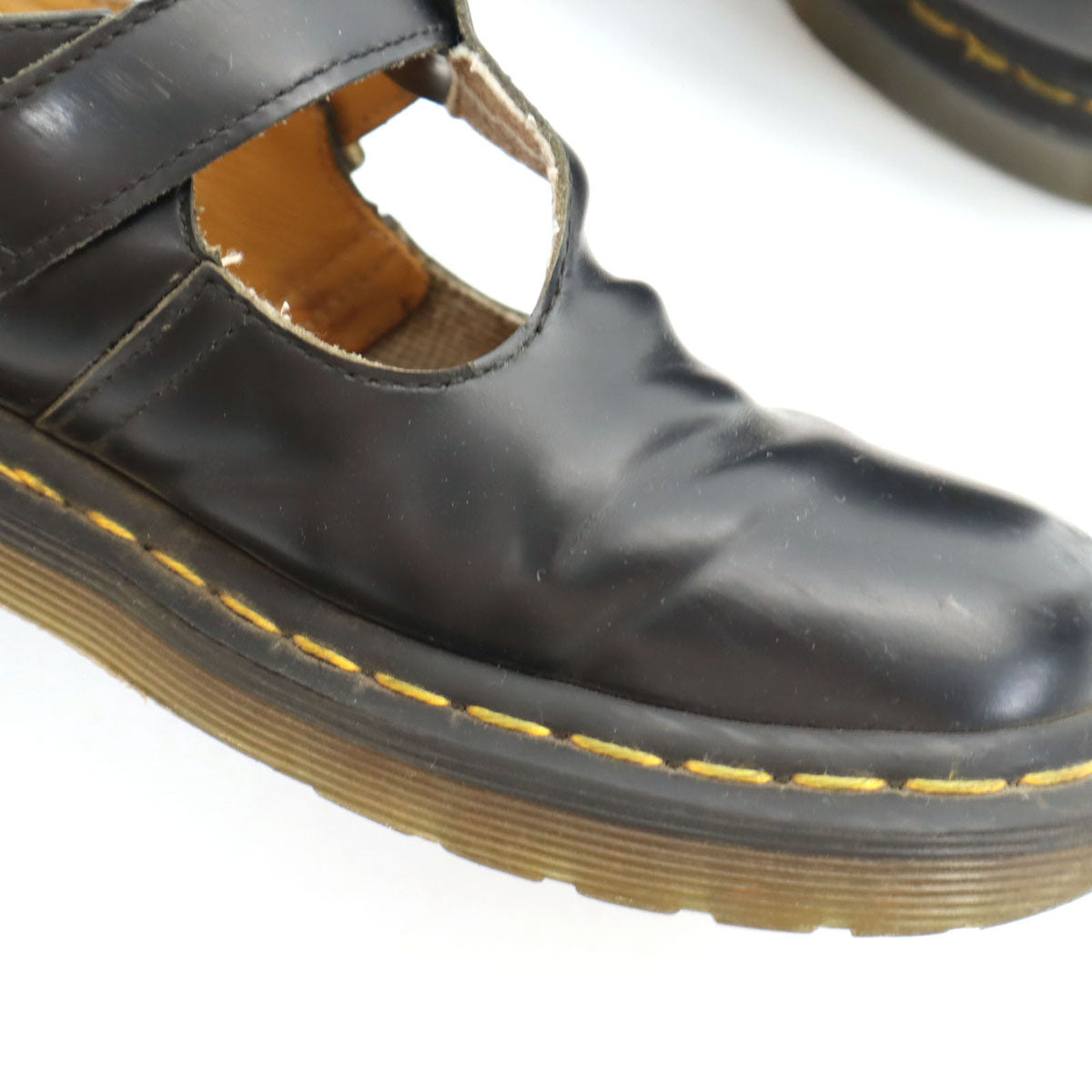 Dr.Martens ドクターマーチン POLLEY Tバー シューズ UK4 黒 レディース