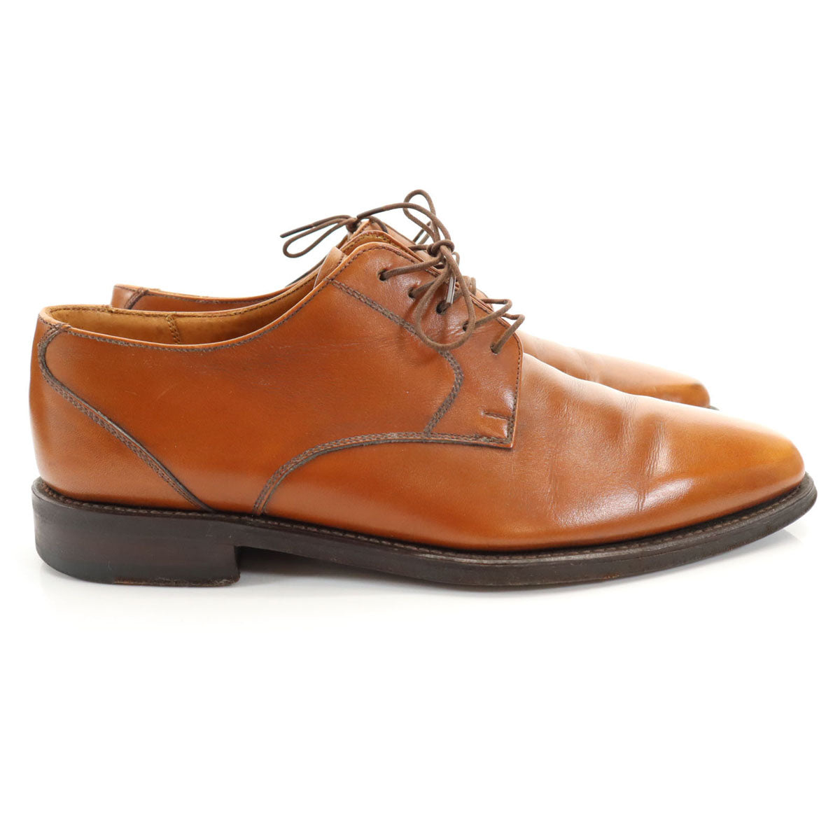 REGAL TOKYO リーガル トウキョウ 日本製 プレーントゥ シューズ 25EE ブラウン 外羽根 箱付き メンズ