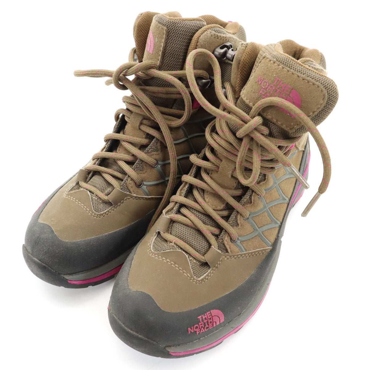 THE NORTH FACE ノースフェイス ゴアテックス トレッキング ブーツ 23 ブラウン アウトドア 638874 ビブラムソール レディース