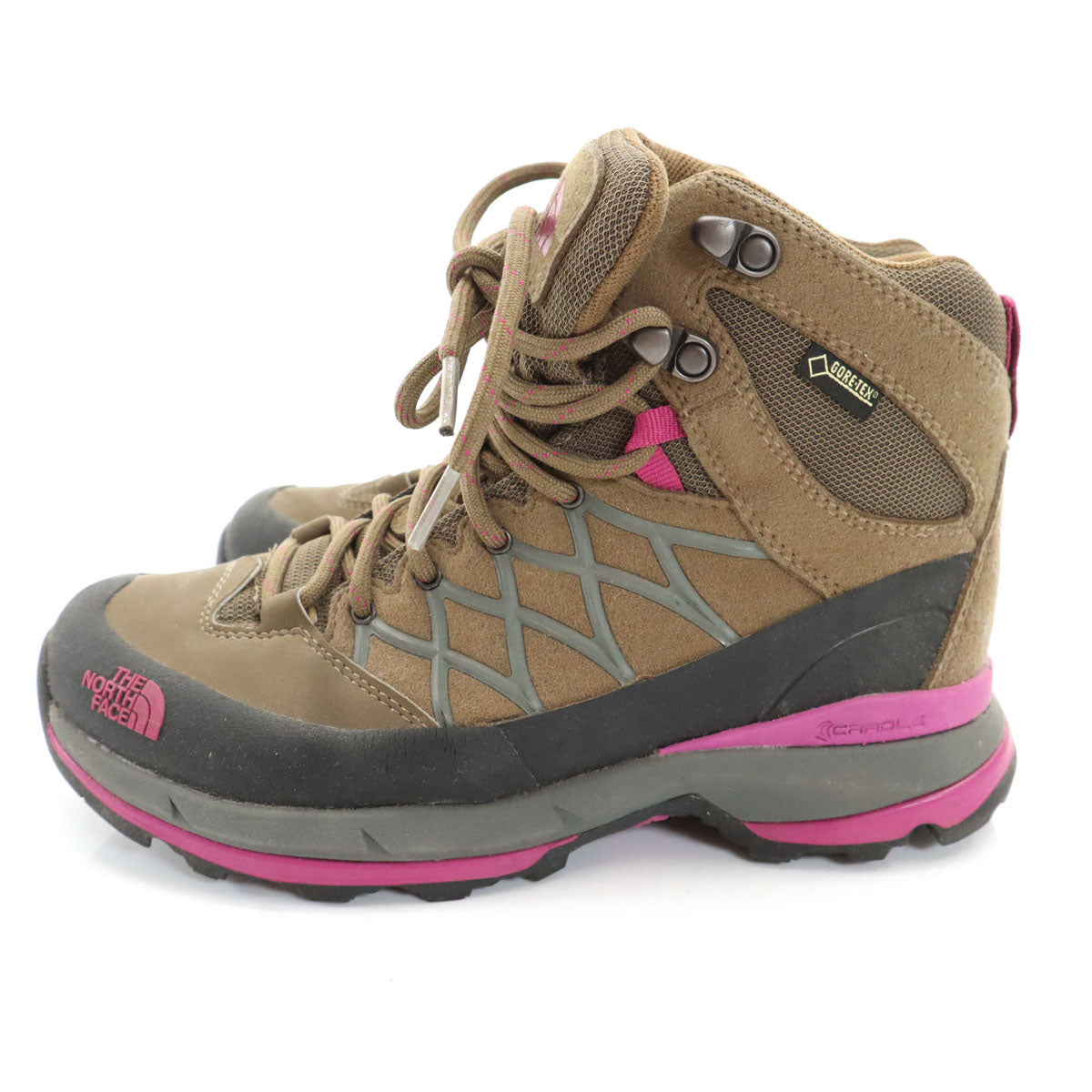THE NORTH FACE ノースフェイス ゴアテックス トレッキング ブーツ 23 ブラウン アウトドア 638874 ビブラムソール レディース