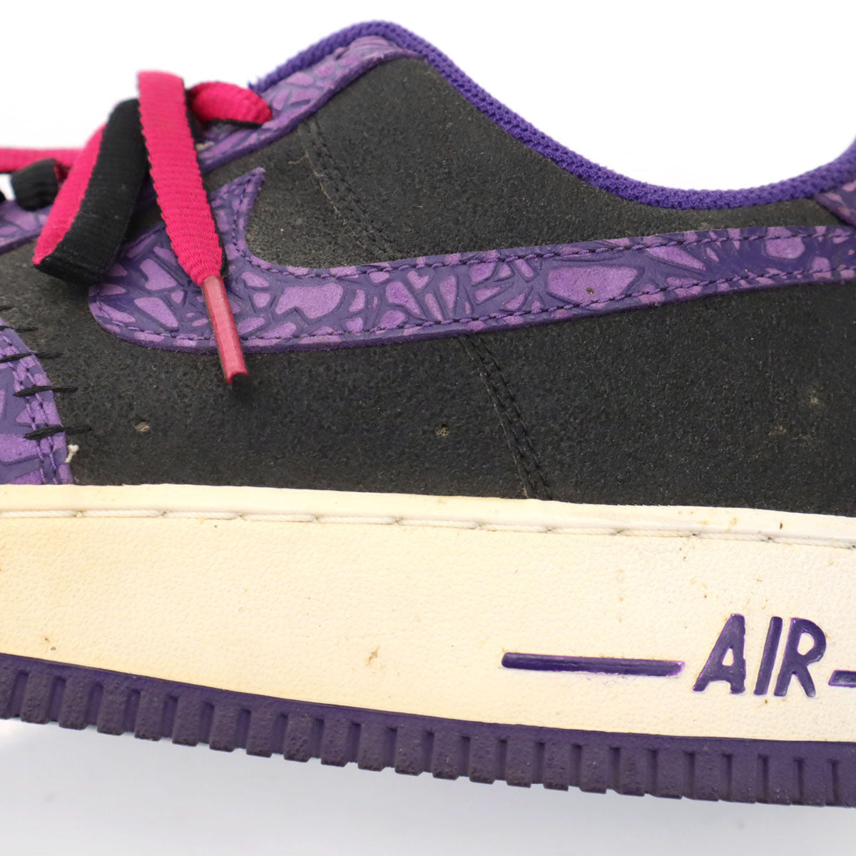 NIKE ナイキ AIR FORCE 1 LOW スニーカー 27.5 パープル 488298-025 メンズ