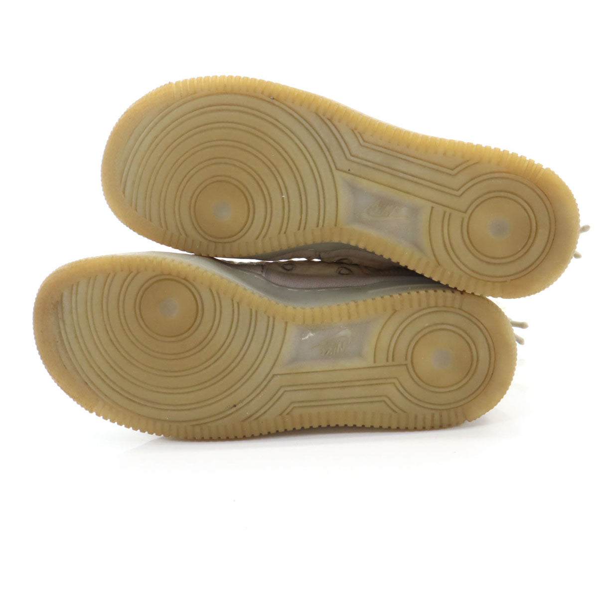 NIKE ナイキ エアフォース1 ハイ シェル シューズ 24.5 グレージュ系 BQ6096-002 スニーカー レディース