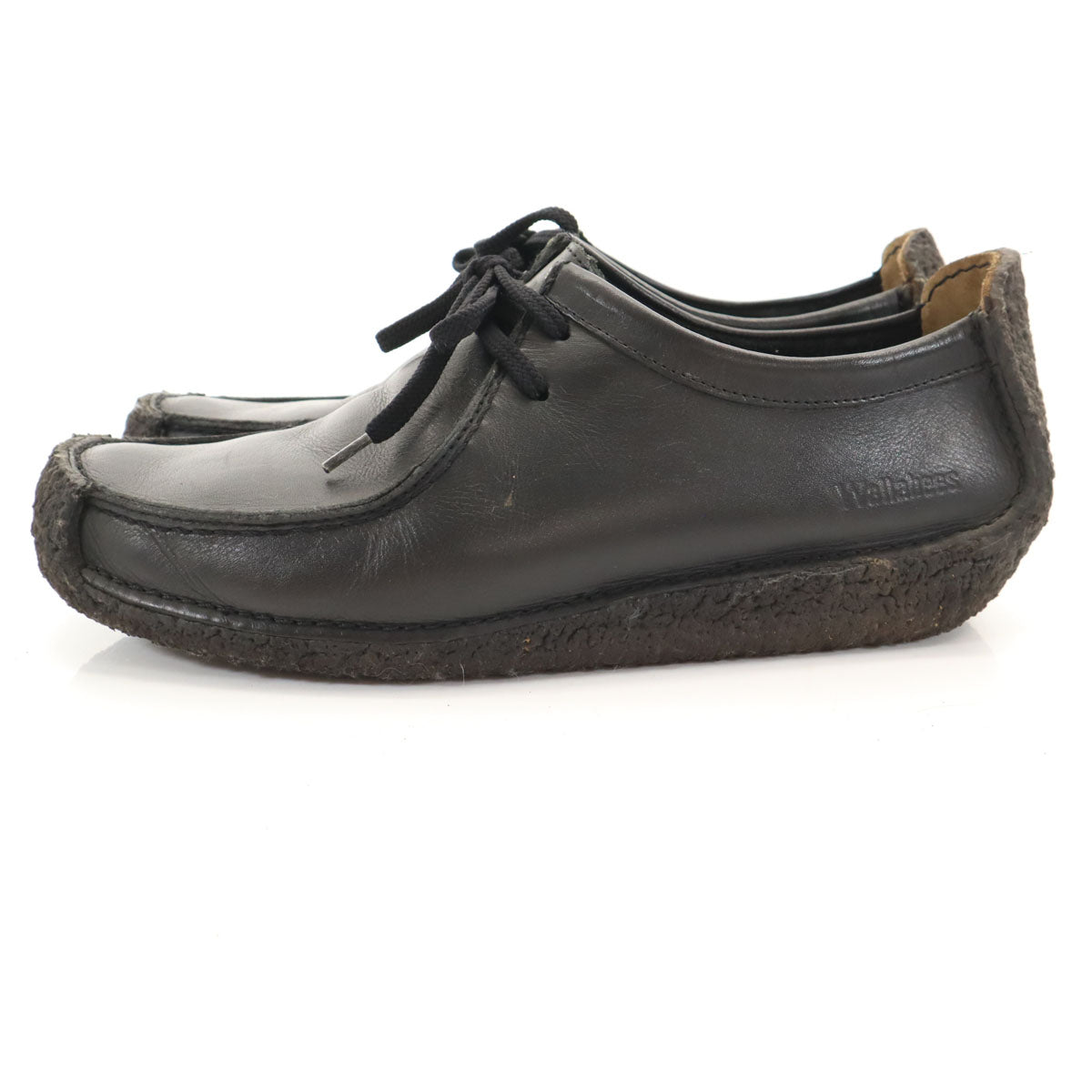 Clarks クラークス ワラビー レザーシューズ 7 ブラック Wallabees クレープソール メンズ