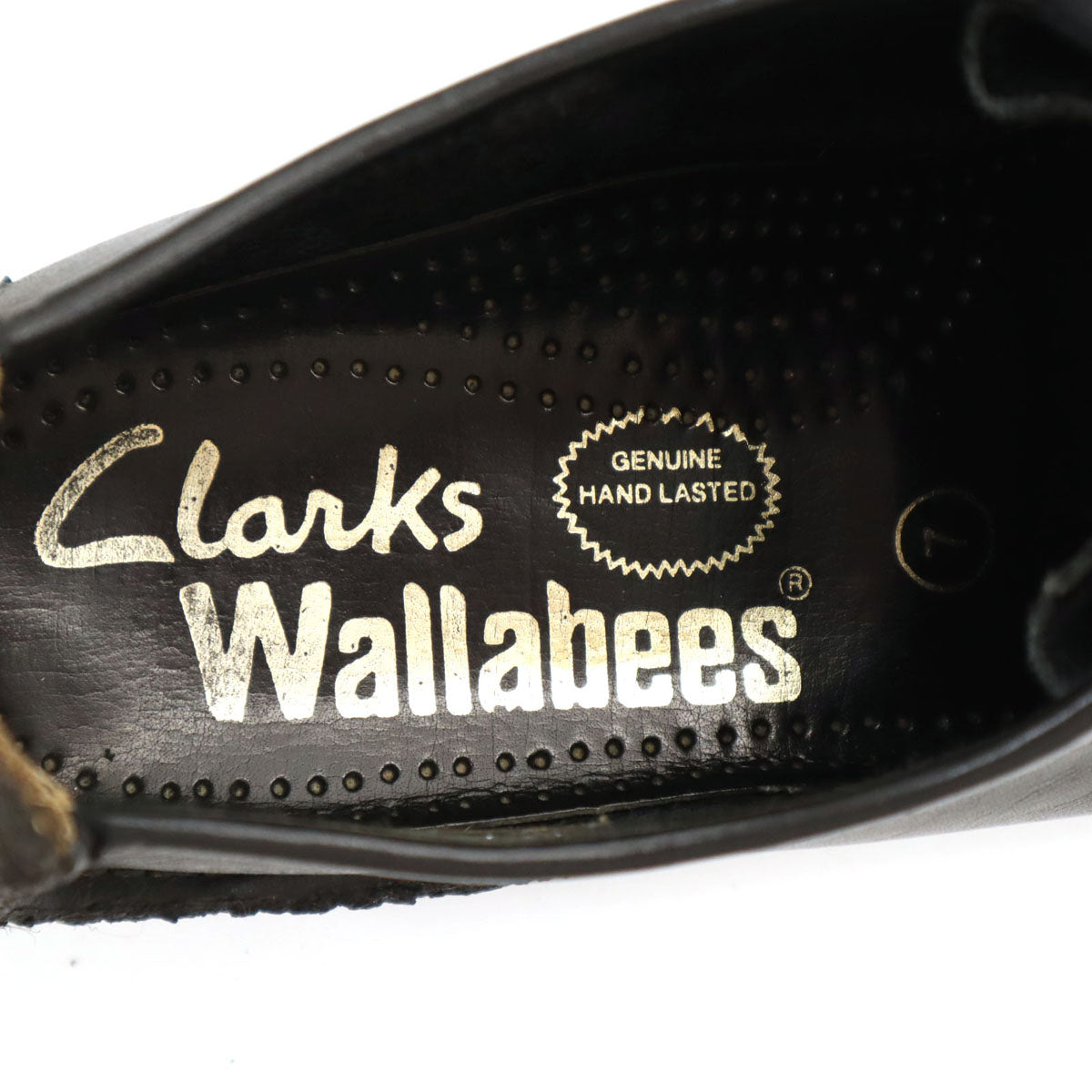 Clarks クラークス ワラビー レザーシューズ 7 ブラック Wallabees クレープソール メンズ