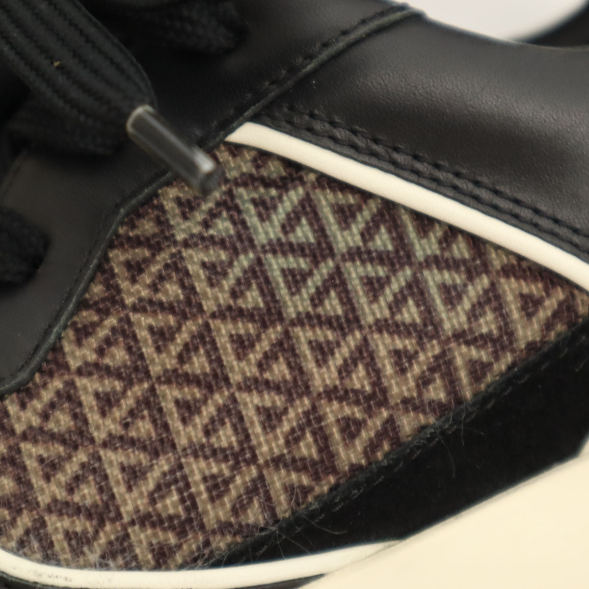 JIMMY CHOO ジミーチュウ DIAMOND X TRAINER スニーカー 40 ブラック FHF 204 保存袋付き メンズ