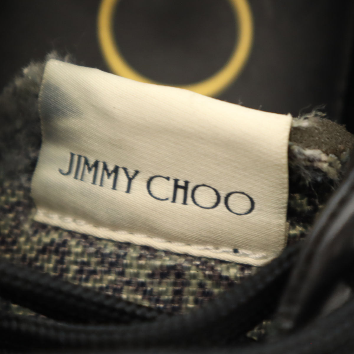 JIMMY CHOO ジミーチュウ DIAMOND X TRAINER スニーカー 40 ブラック FHF 204 保存袋付き メンズ