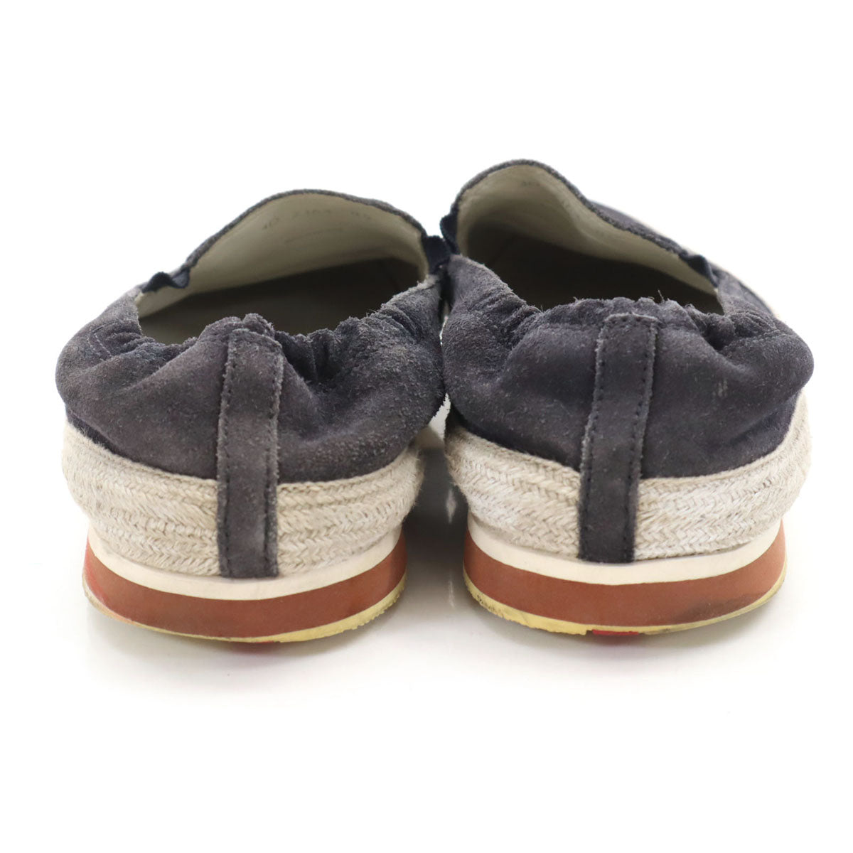 PRADA SPORT プラダ スポーツ スエードレザー スリッポン 8.5 ネイビー シューズ メンズ