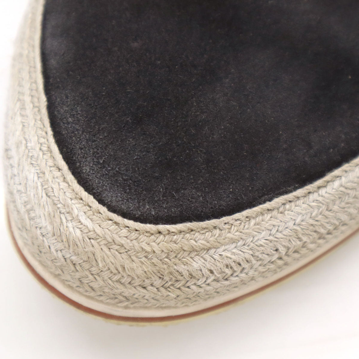 PRADA SPORT プラダ スポーツ スエードレザー スリッポン 8.5 ネイビー シューズ メンズ