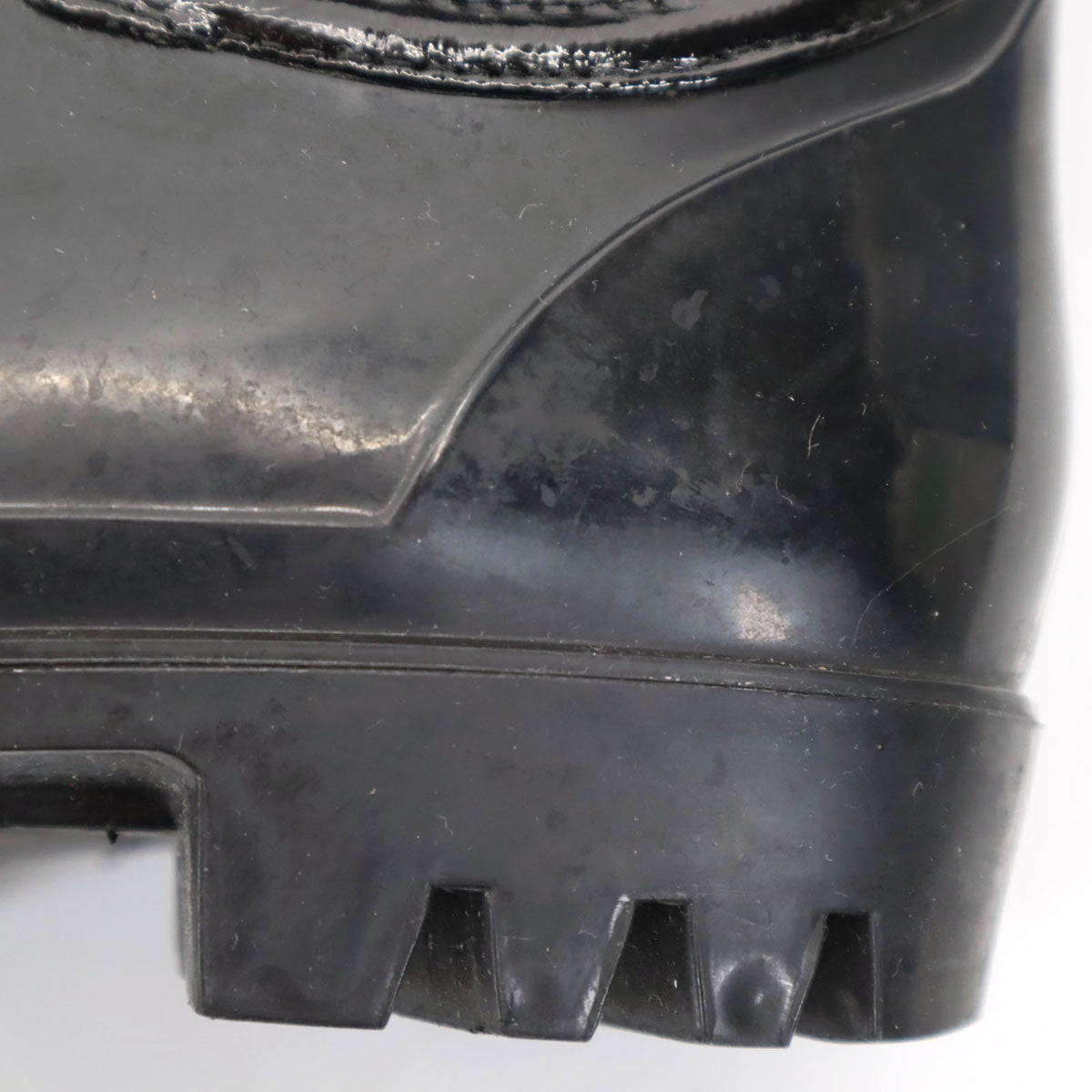 Calvin klein カルバンクライン ナイロン ラバー レインブーツ 8 1/2M ブラック E7784 箱付き レディース