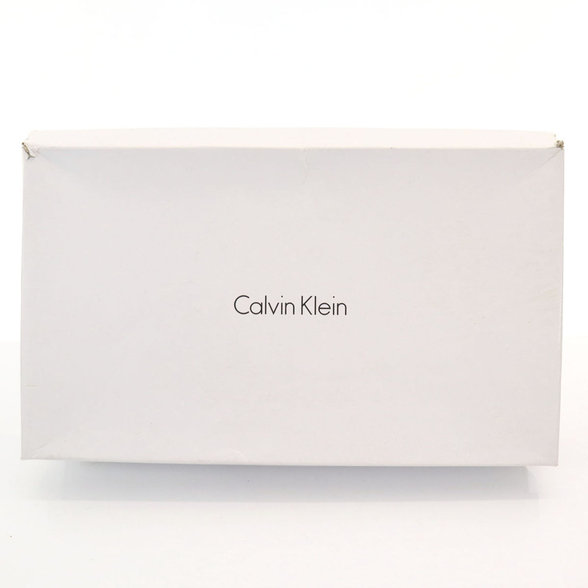 Calvin klein カルバンクライン ナイロン ラバー レインブーツ 8 1/2M ブラック E7784 箱付き レディース