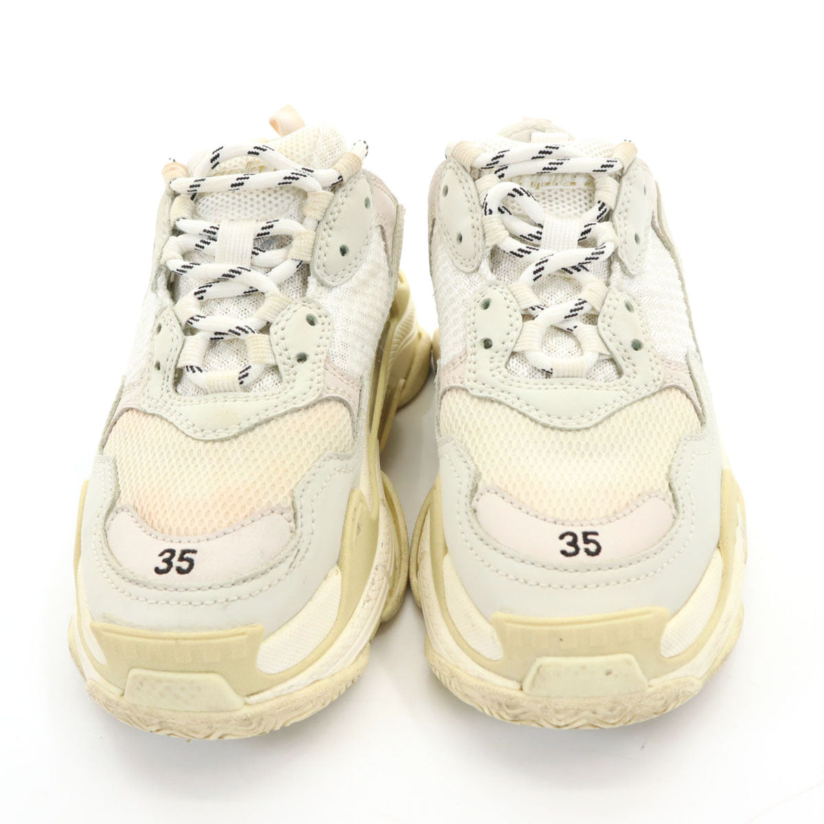 BALENCIAGA バレンシアガ トリプルS スニーカー 23 アイボリー 524036 レディース