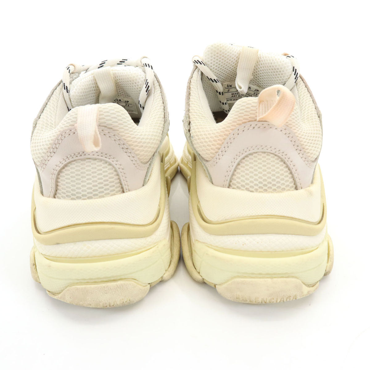 BALENCIAGA バレンシアガ トリプルS スニーカー 23 アイボリー 524036 レディース