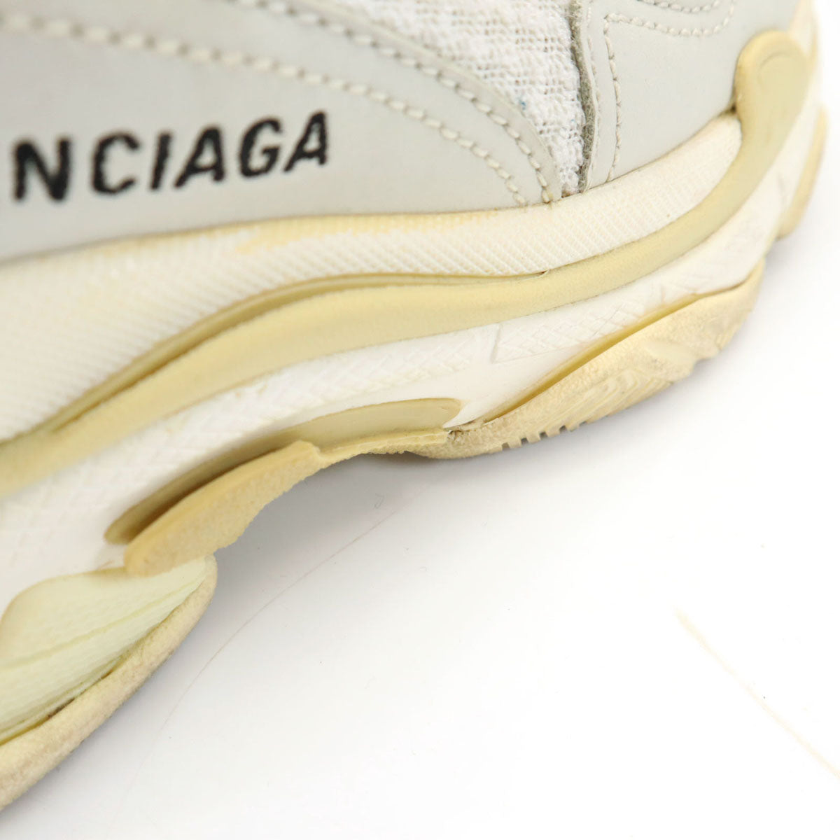 BALENCIAGA バレンシアガ トリプルS スニーカー 23 アイボリー 524036 レディース