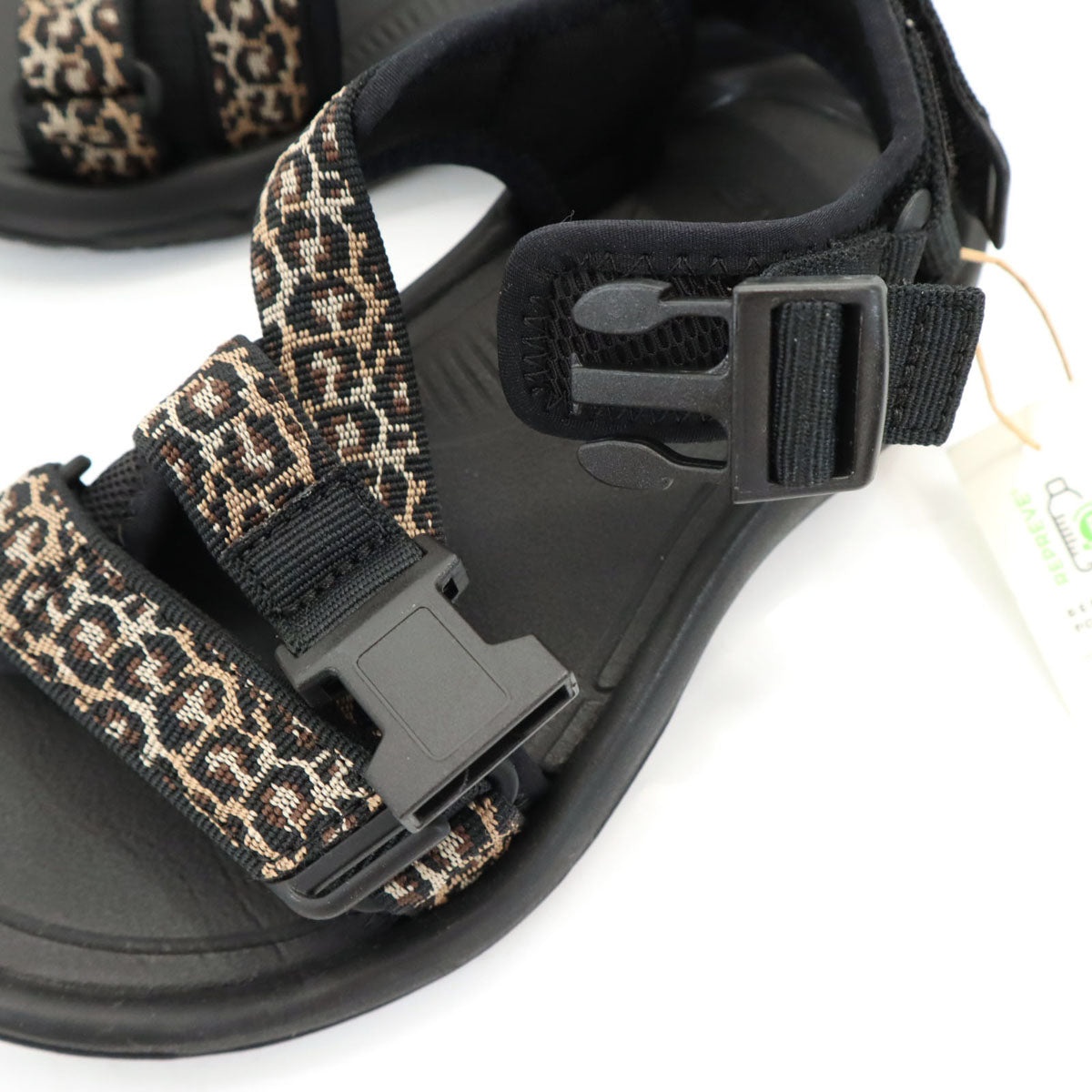 Teva テバ Ray BEAMS レイビームス別注 ハリケーン レオパード柄 スポーツサンダル 22 ブラック ヒョウ柄 箱付き レディース