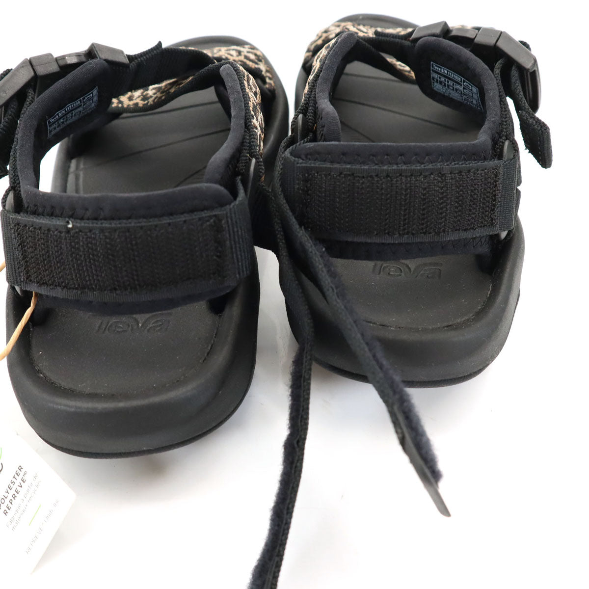 Teva テバ Ray BEAMS レイビームス別注 ハリケーン レオパード柄 スポーツサンダル 22 ブラック ヒョウ柄 箱付き レディース