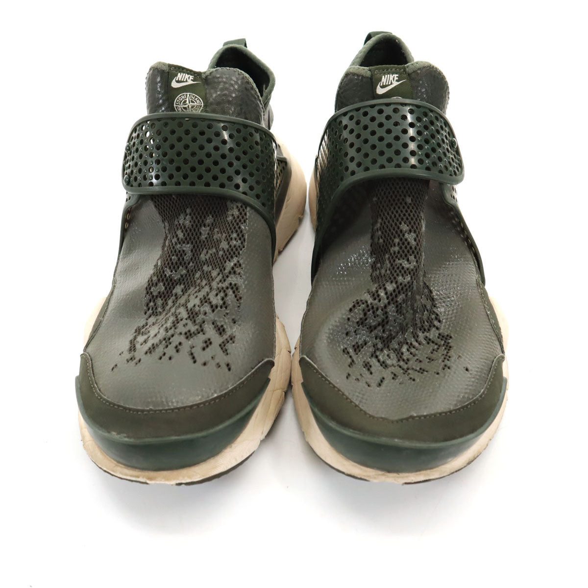 NIKE ナイキ ストーンアイランド Stone Island コラボ ソックダート ミッド スニーカー 27 カーキ 910090-300 メンズ