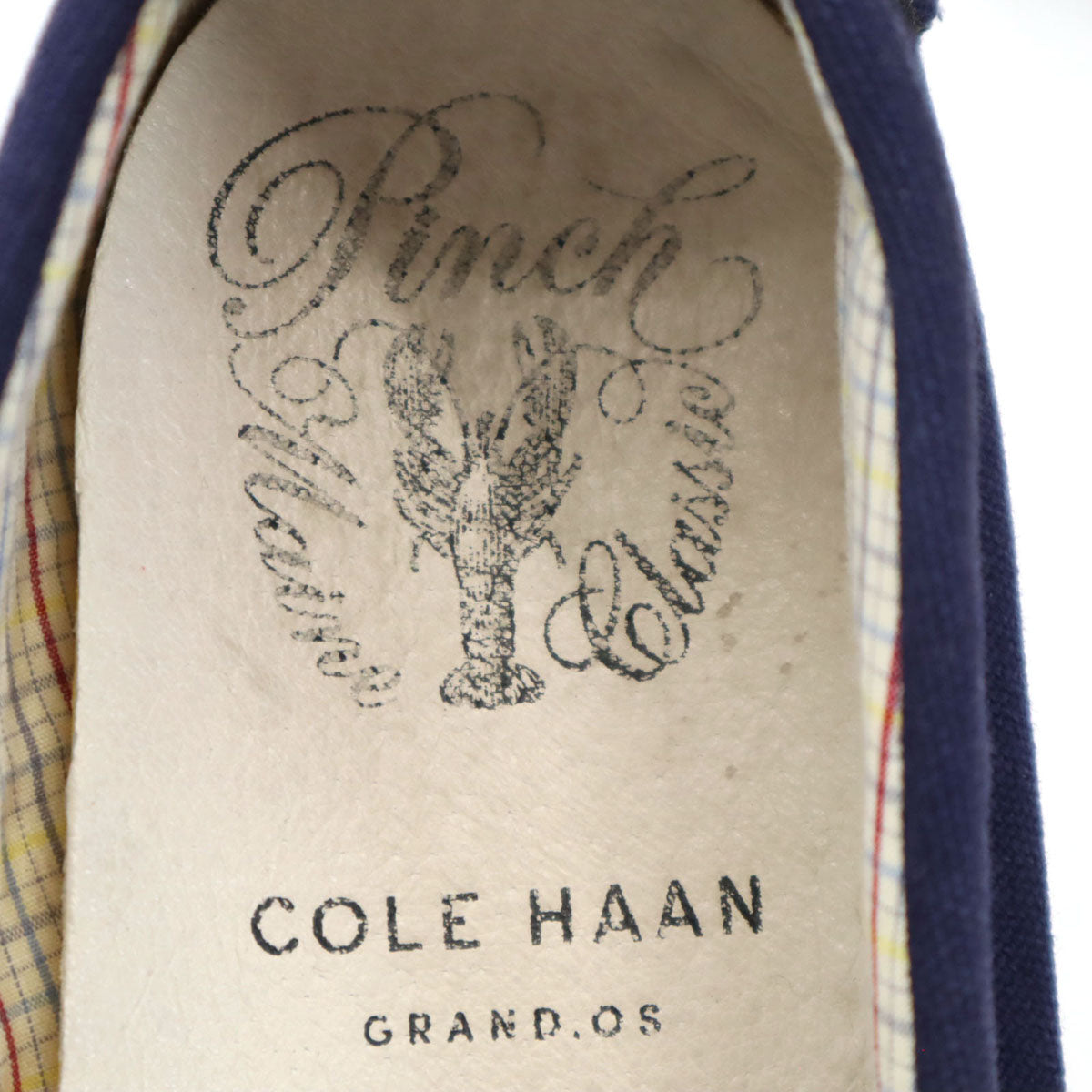 COLE HAAN コールハーン キャンバス ローファー 81/2 ネイビー メンズ