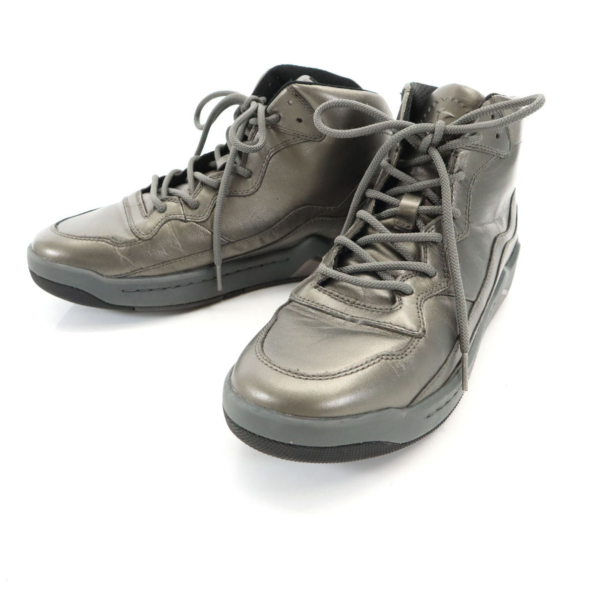 GEOX ジェオックス ハイカット スニーカー US8 グレー系 PATRICK COX メンズ