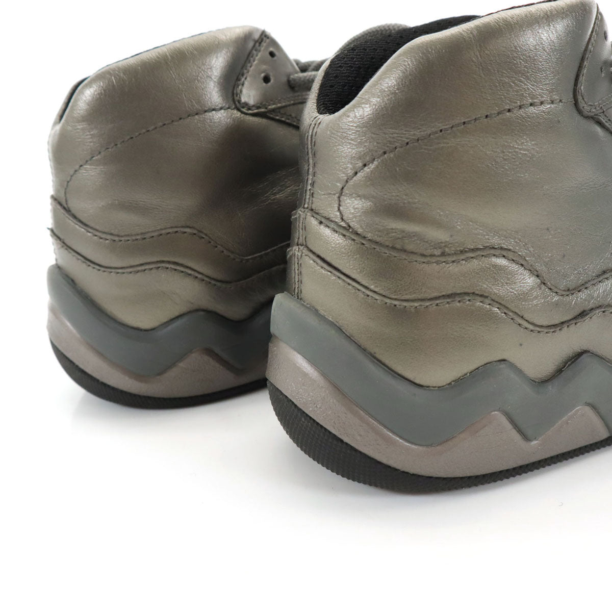 GEOX ジェオックス ハイカット スニーカー US8 グレー系 PATRICK COX メンズ