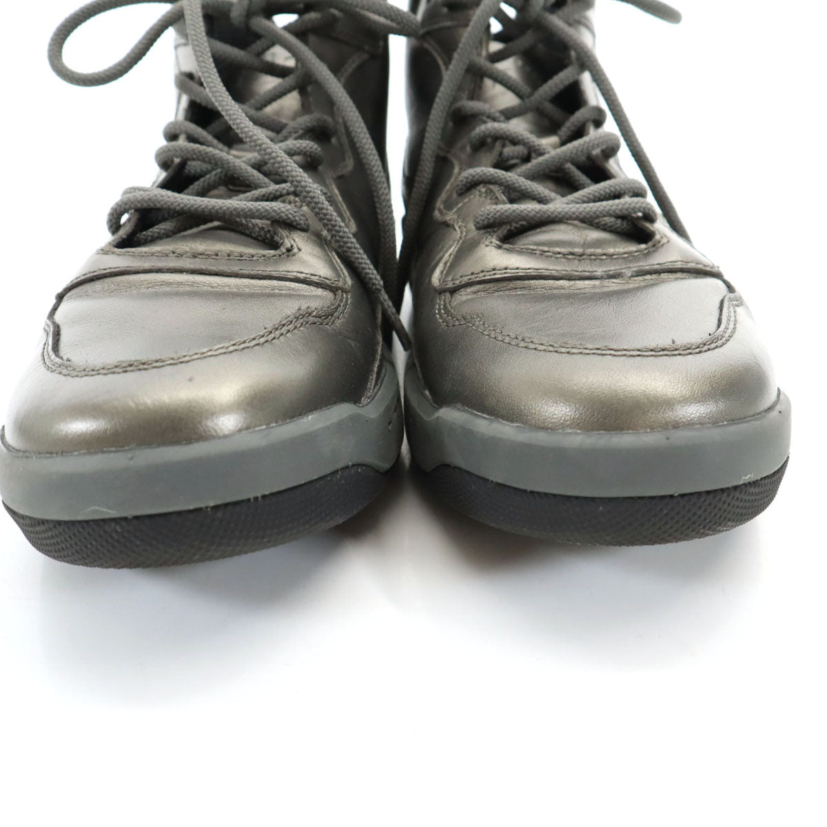 GEOX ジェオックス ハイカット スニーカー US8 グレー系 PATRICK COX メンズ