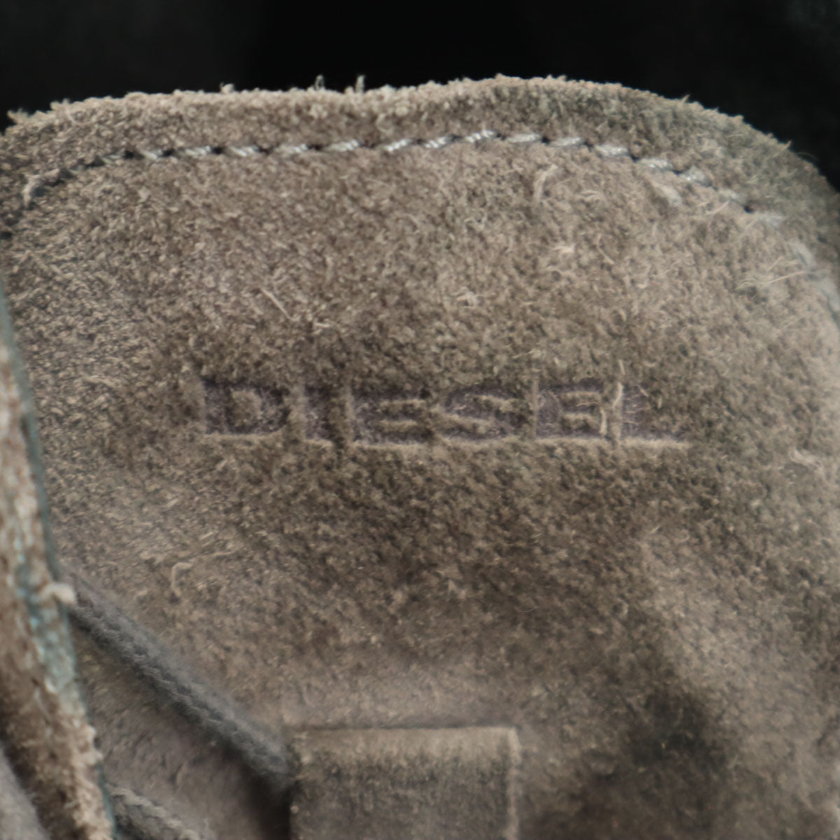 DIESEL ディーゼル スエード ブーツ 41 グレー系 メンズ