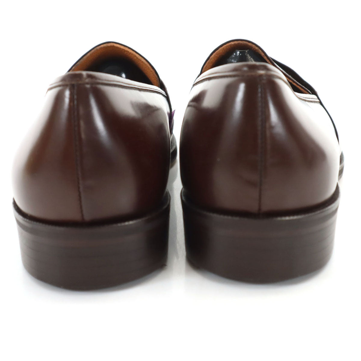 DE GIULI DESIGN 日本製 コイン ローファー 25 1/2 ブラウン メンズ