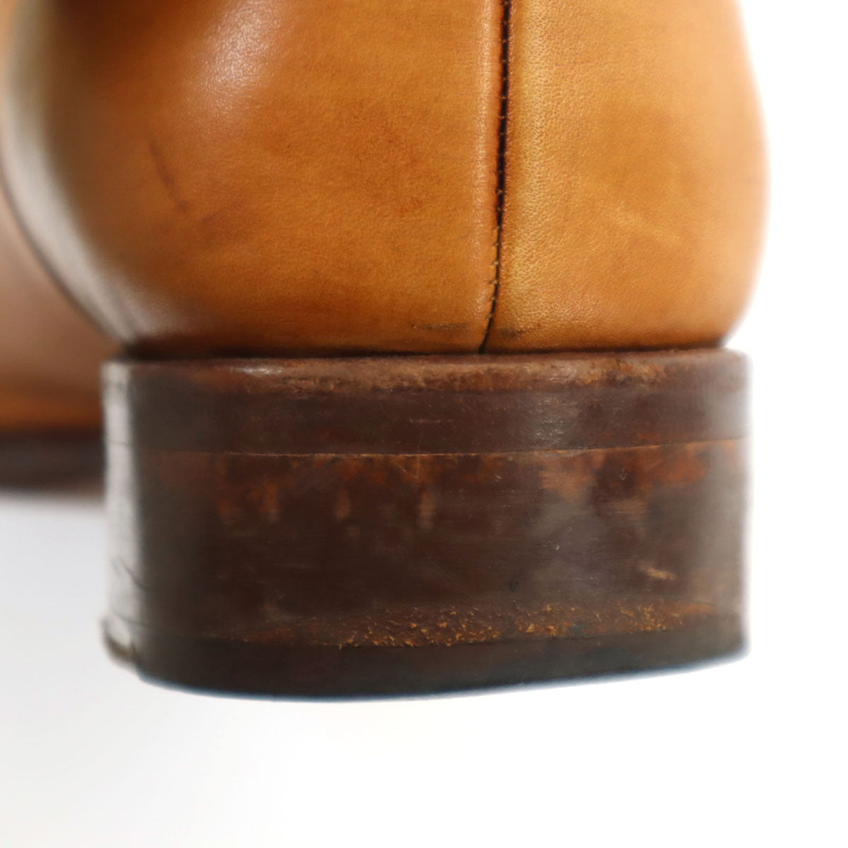 J.A.Ramis ジェイ― エー ラミス 本革 レザー ビジネスシューズ 8 1/2 キャメル 内羽根 革靴 メンズ