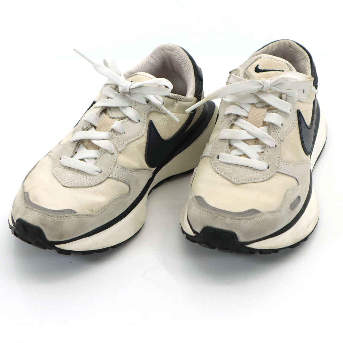 NIKE ナイキ フェニックスワッフル スニーカー 23 アイボリー FD2196-100 レディース